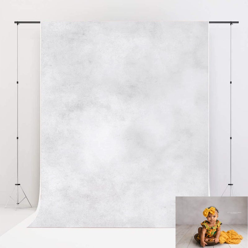 Kate 6.5x10ft Light Grey Backdrops Grey&White Video Backdrop Abstract Photography Backdrops Portrait Backgrounds Microfiber Grey Backdrop - Image 1